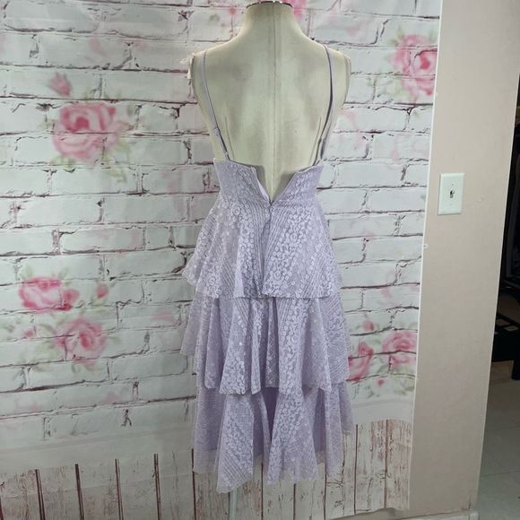 Lulu’s Endless Romance Lavender Ruffled Midi Dress size xs - Picture 8 of 14